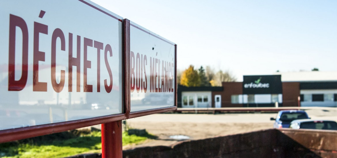 Écocentre – Matériaux – Enfouibec